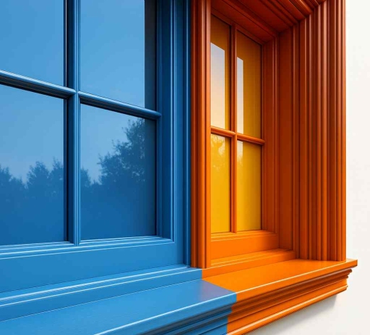 Покраска пластиковых окон 1