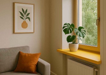 Покраска подоконников