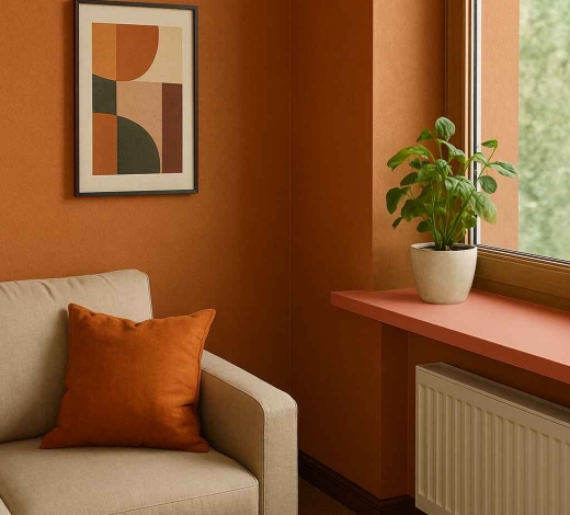 Покраска подоконников 2