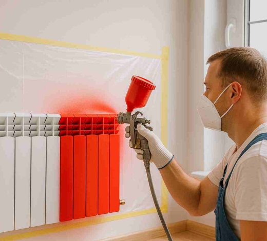 Покраска радиаторов 2